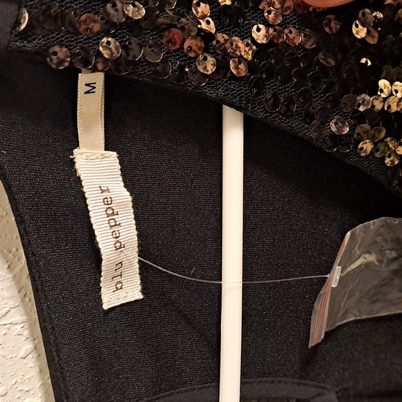 blu pepper Sequence Dress Sz M - Picture 2 of 3